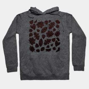 Brown Autumn Season Digital Painting Hoodie